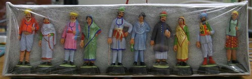 7-3・Clay Set People of  India